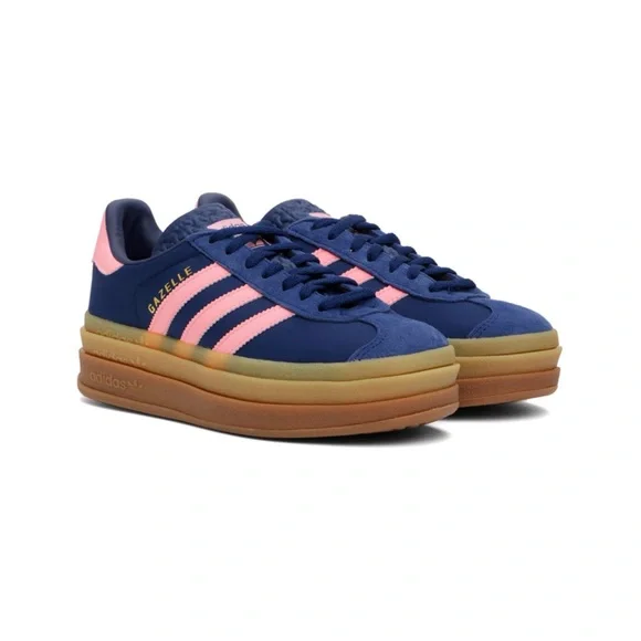 adidas | Shoes | Adidas Gazelle Womens Shoes Navy And Pink | Poshmark